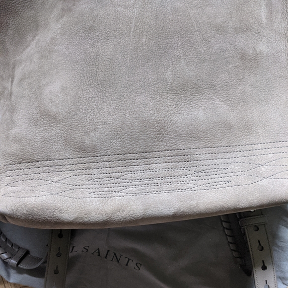 EUC All Saints Suede Cooper Backpack - Picture 5 of 6